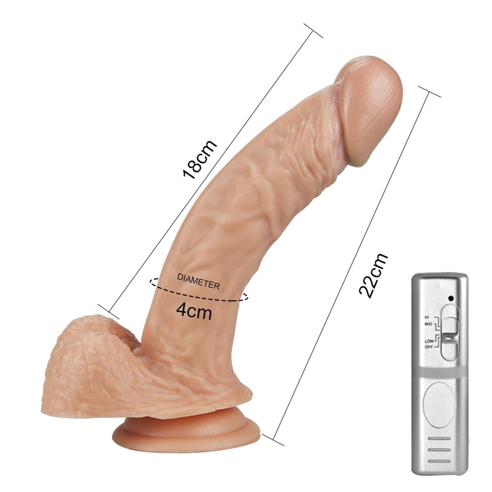 5-Duże dildo realistyczny wygląd orgazm żylasty-5