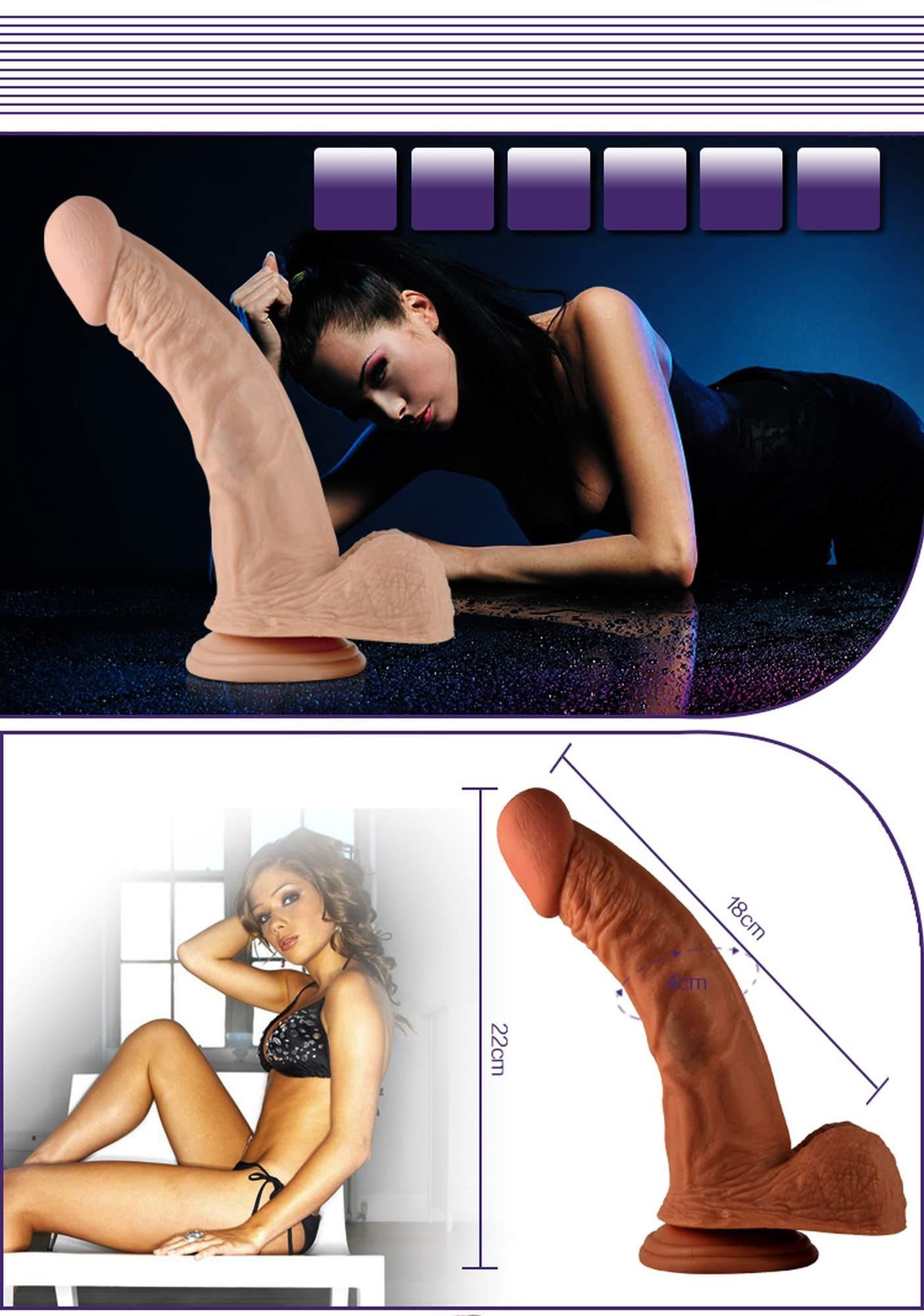 6-Duże dildo realistyczny wygląd orgazm żylasty-6