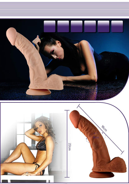 6-Duże dildo realistyczny wygląd orgazm żylasty-6