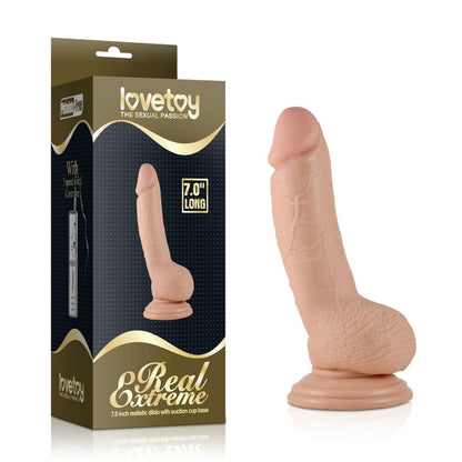 1-Gruby gumowy penis dildo zabawka sex przyssawka-1