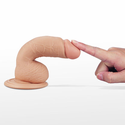 3-Gruby gumowy penis dildo zabawka sex przyssawka-3