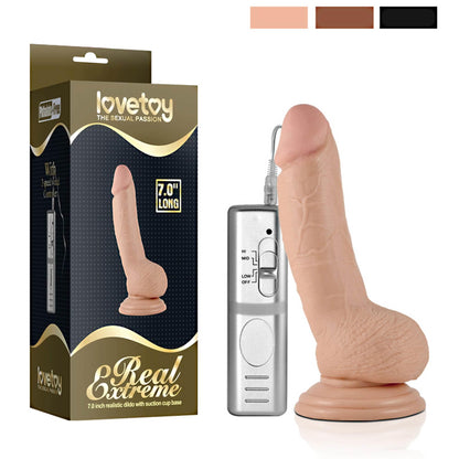 5-Gruby gumowy penis dildo zabawka sex przyssawka-5