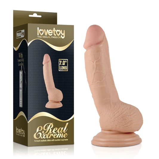 1-Dildo przyssawka penis żylasty realistyczny 17 cm-1
