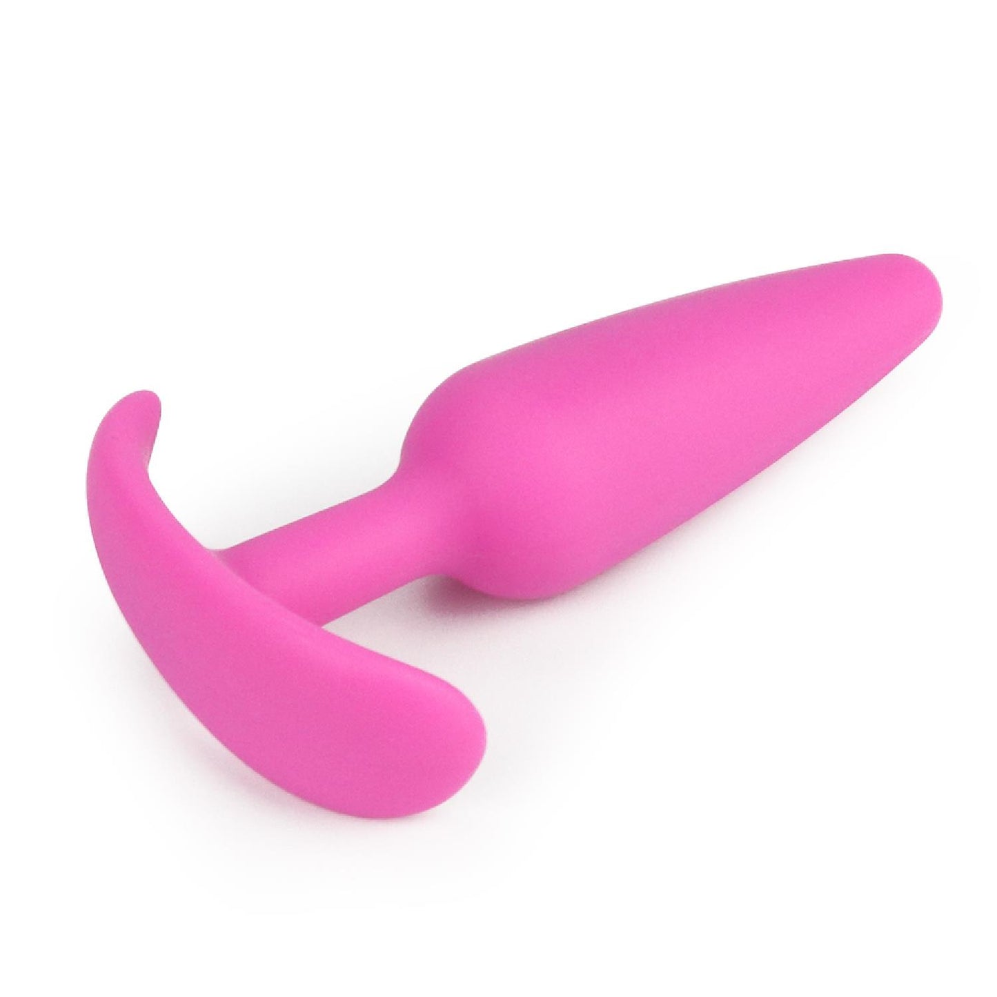 4-Różowy korek analnysilikonowy z uchwytem 11 cm-4