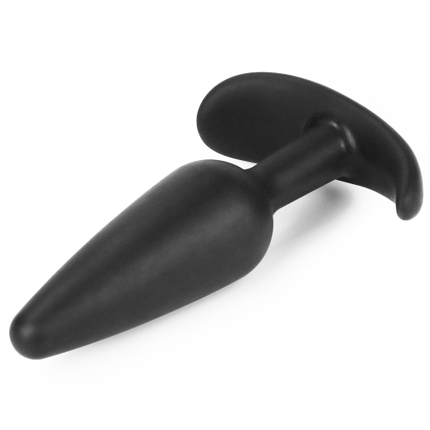 3-Korek analny silikonowy z uchwytem czarny 11 cm-3