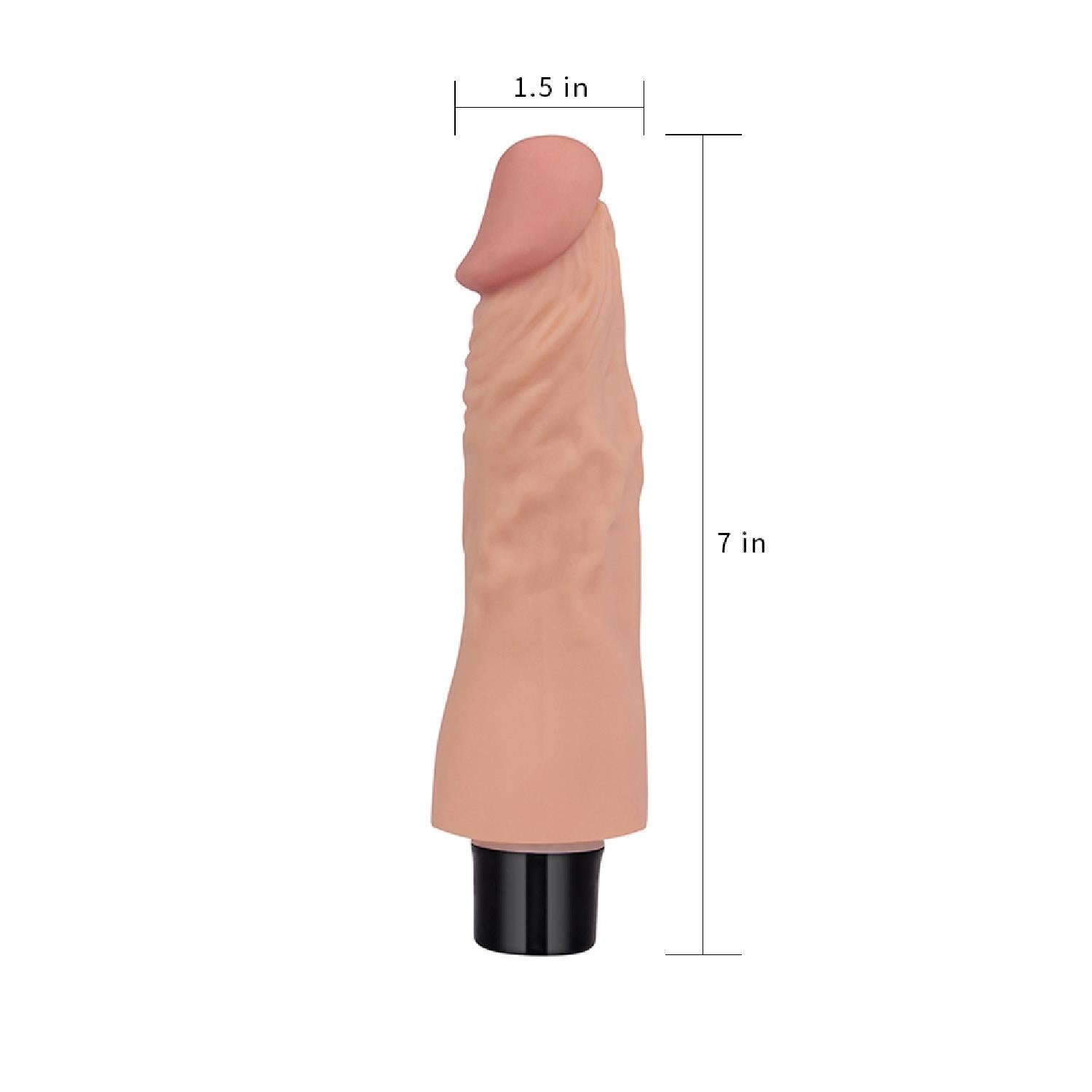 7-Realistyczny sztuczny penis 10 programów wibracji-7