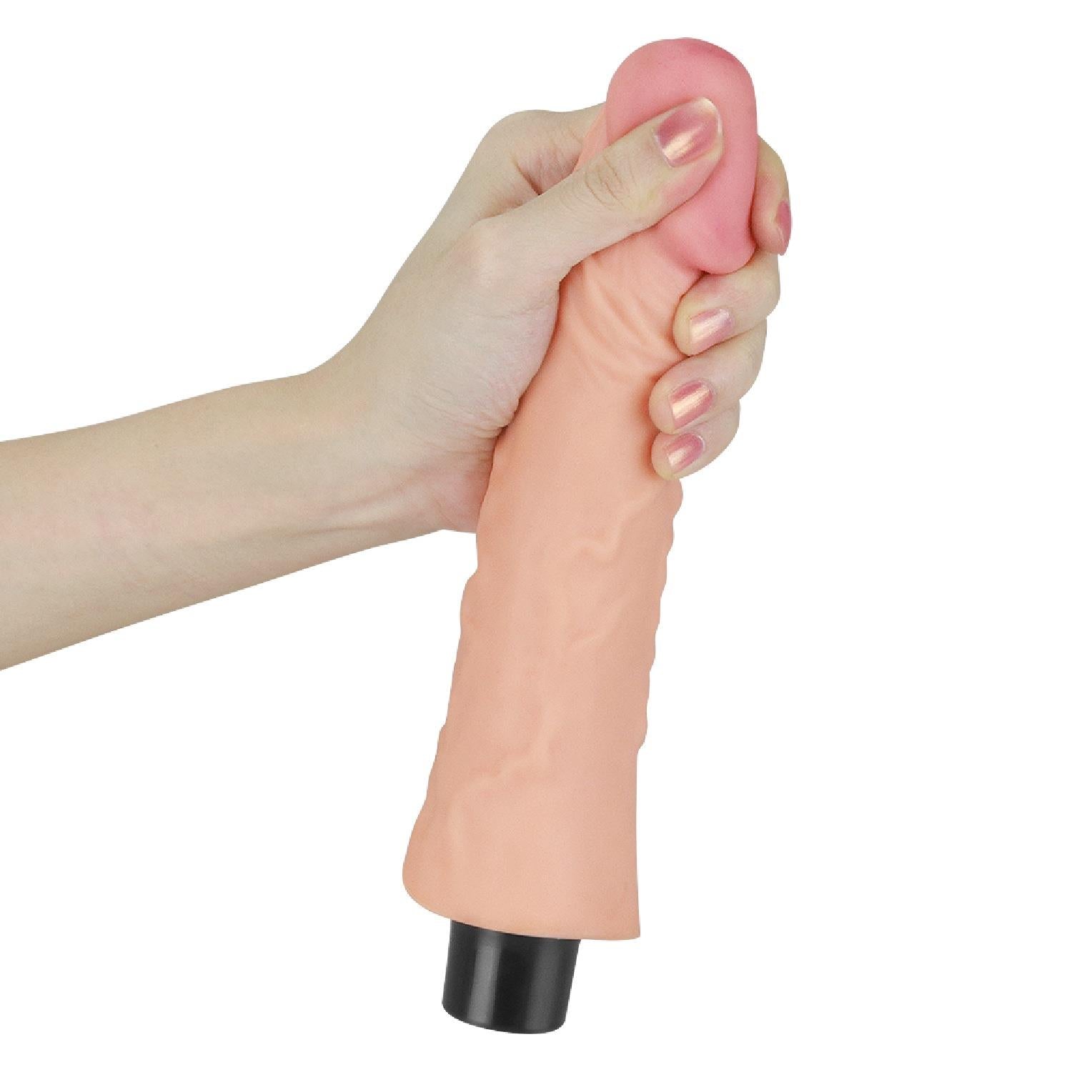 2-Wibrator duży miękki realistyczny penis 21,8cm-2
