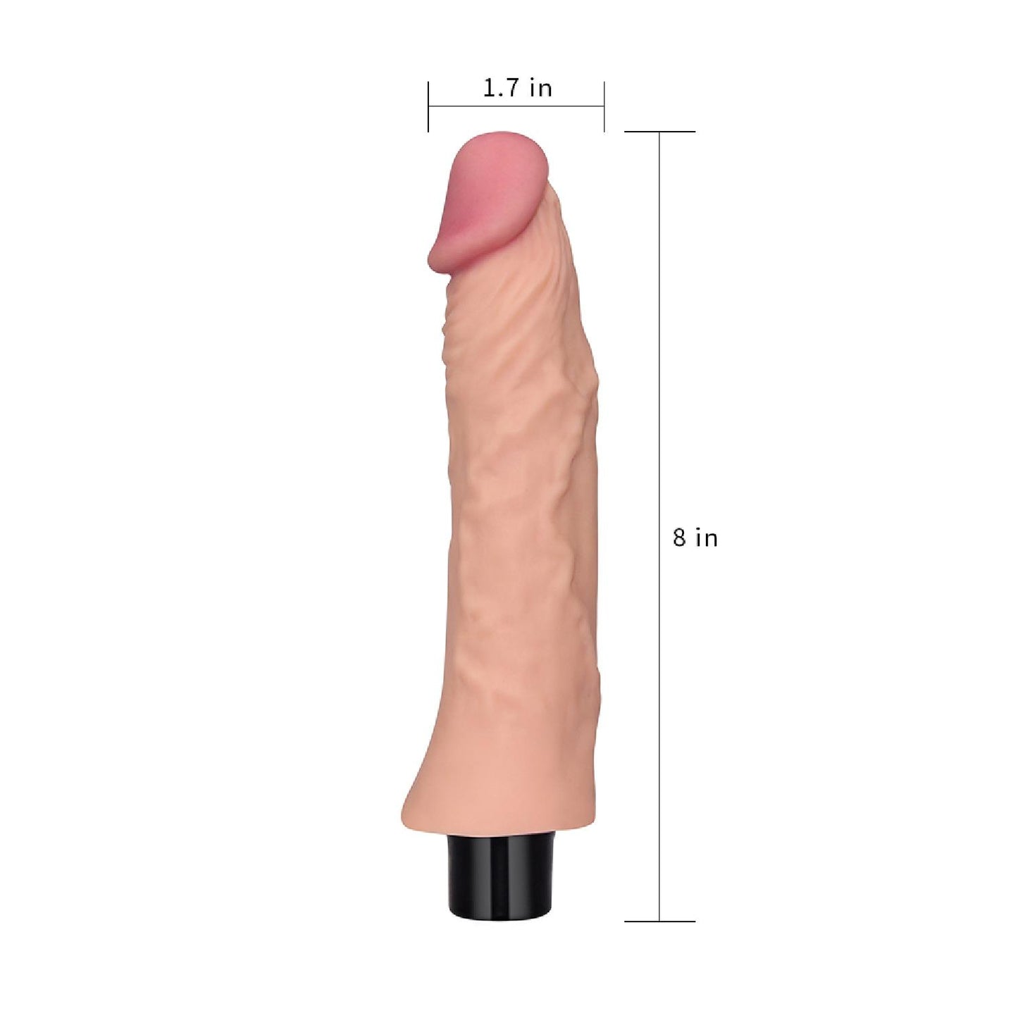4-Wibrator duży miękki realistyczny penis 21,8cm-4