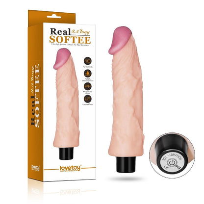 1-Wibrator duży miękki realistyczny penis 21,8cm-1
