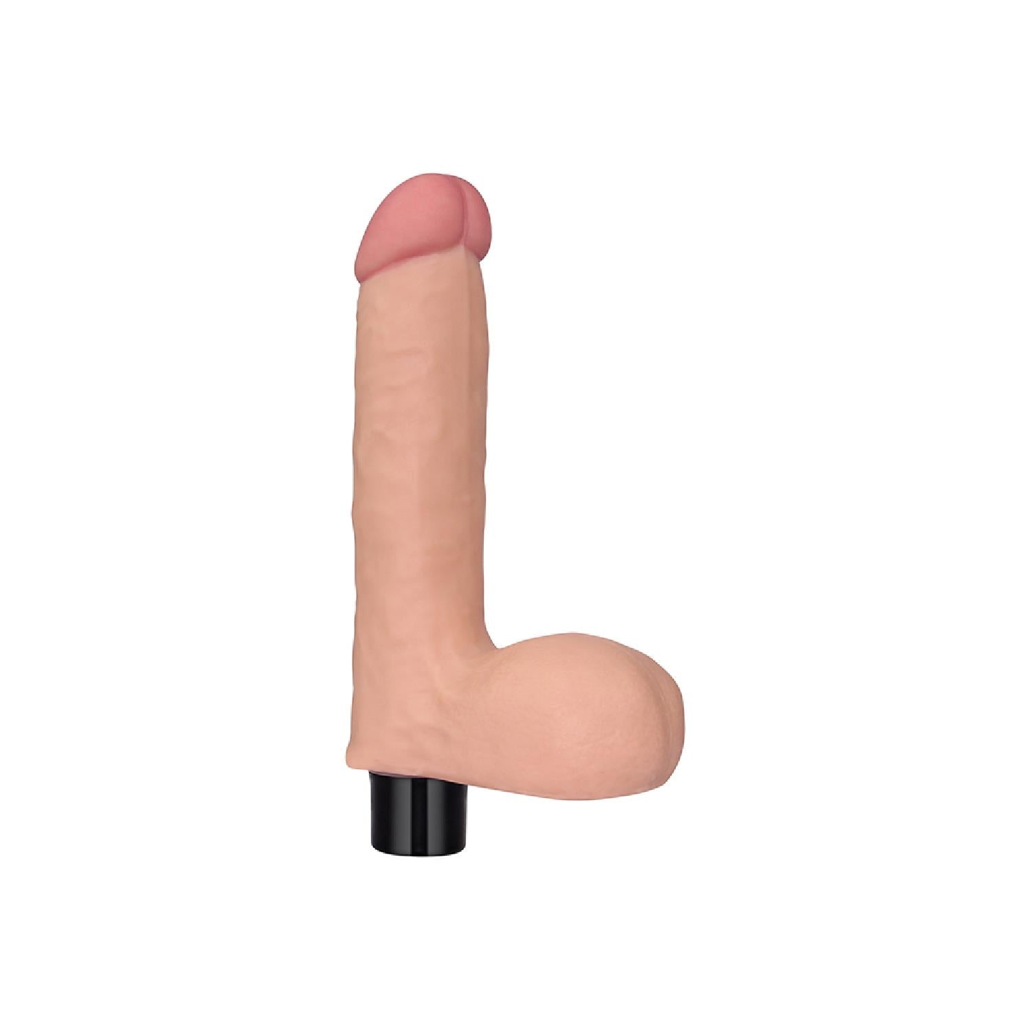 4-Realistyczny wibrator penis z jadrami 17 cm-4