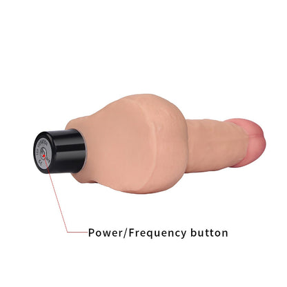 6-Realistyczny wibrator penis z jadrami 17 cm-6