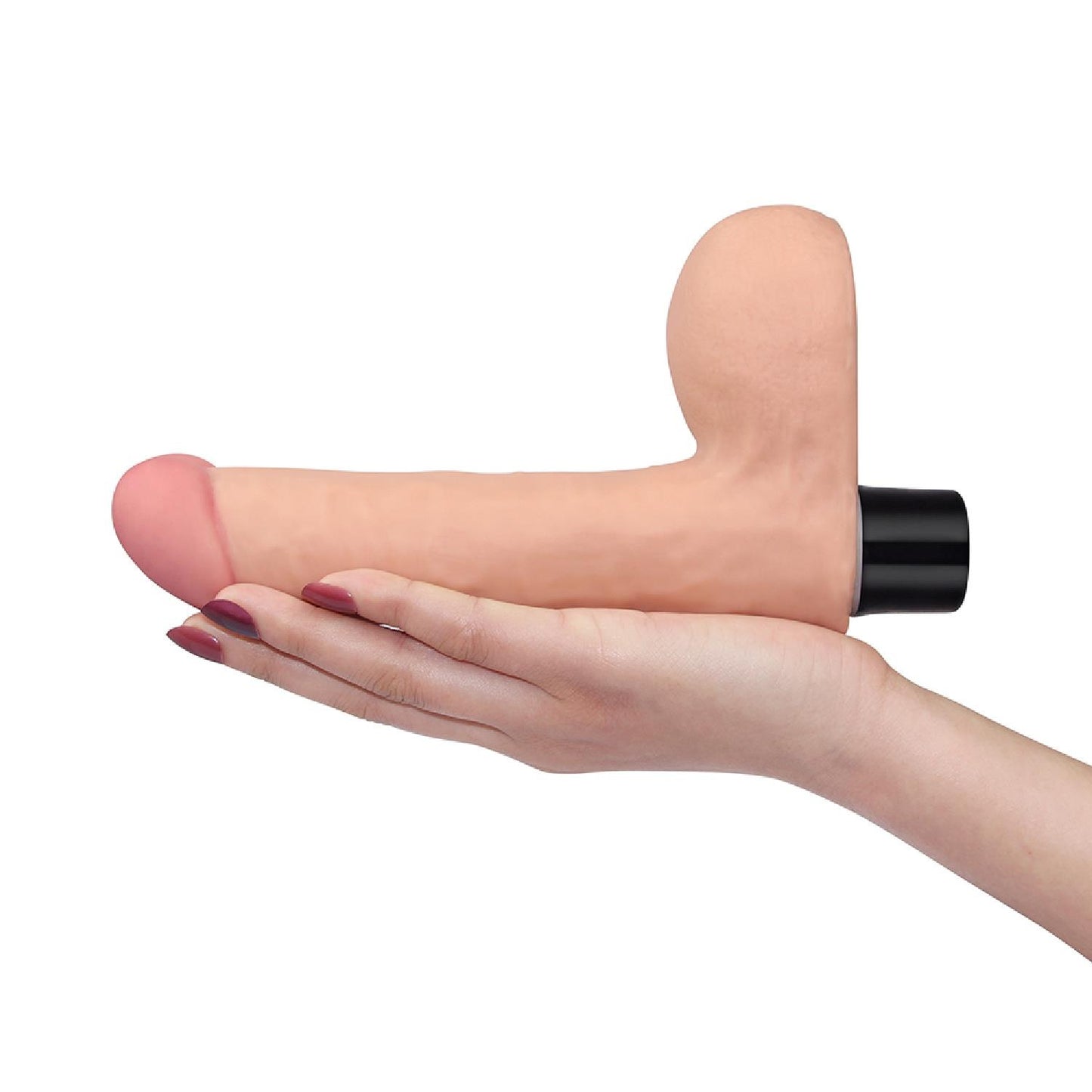 7-Realistyczny wibrator penis z jadrami 17 cm-7