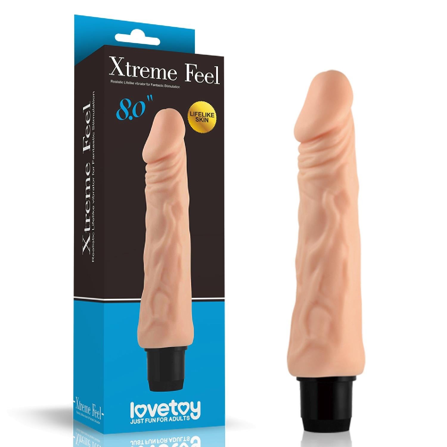 1-Wibrator naturalny miękki realistyczny penis 20 cm-1