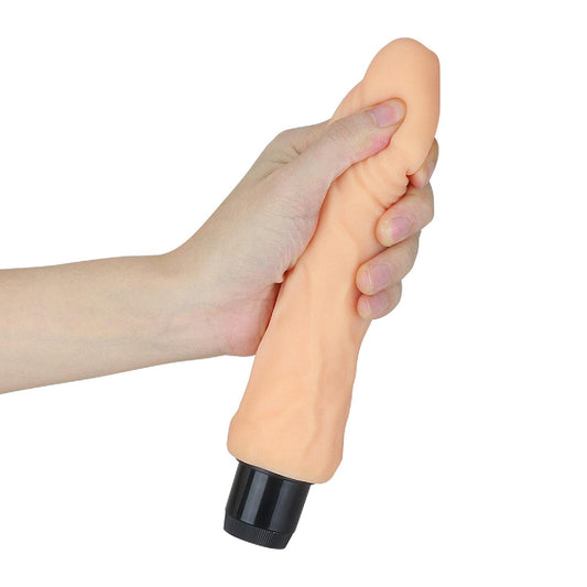 2-Wibrator naturalny miękki realistyczny penis 20 cm-2