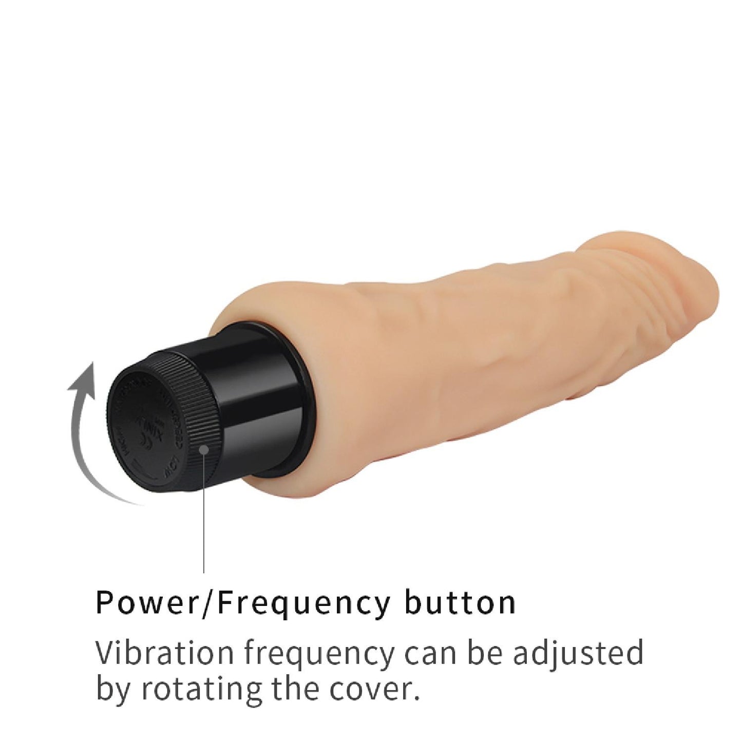 5-Wibrator naturalny miękki realistyczny penis 20 cm-5