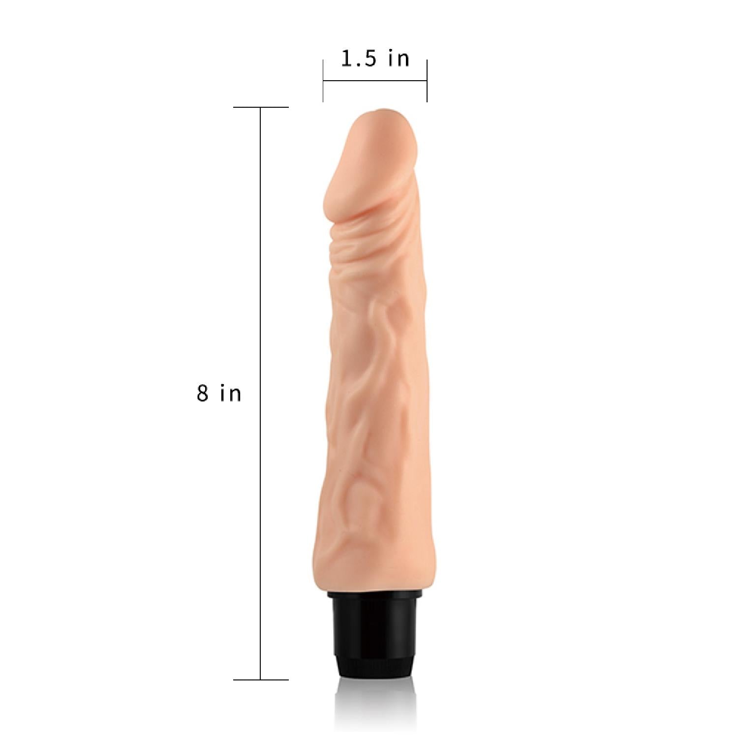 6-Wibrator naturalny miękki realistyczny penis 20 cm-6