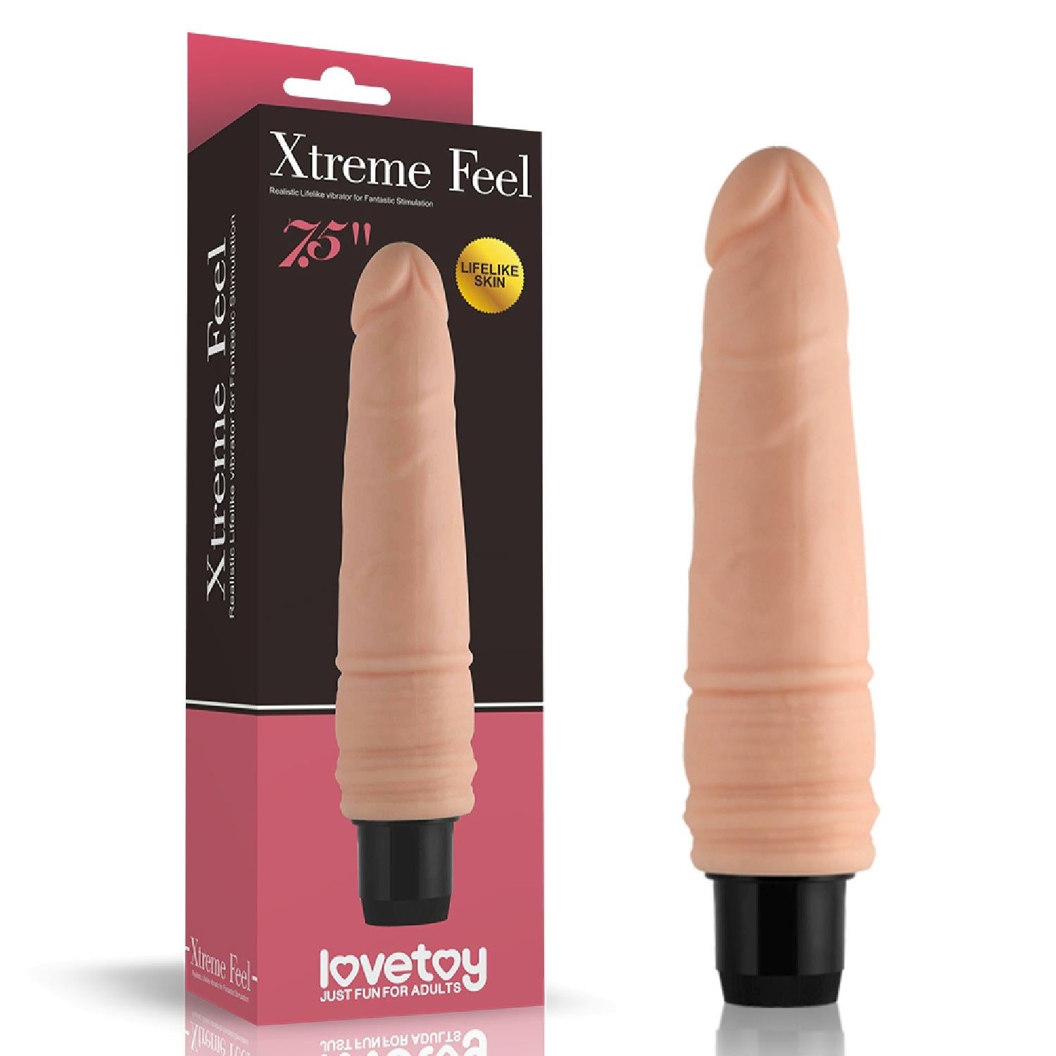 1-Wibrator realistyczny penis z wibracjami 20 cm-1