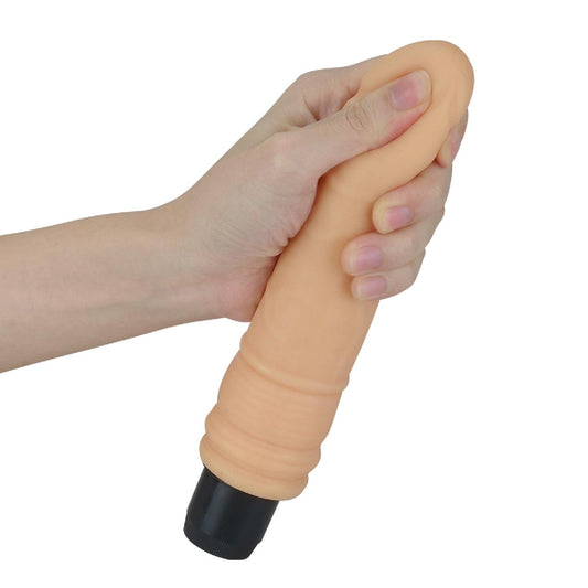 2-Wibrator realistyczny penis z wibracjami 20 cm-2