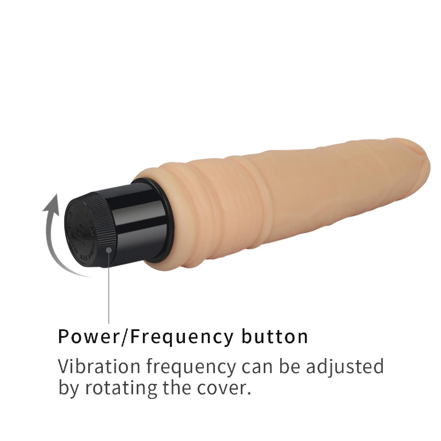 5-Wibrator realistyczny penis z wibracjami 20 cm-5