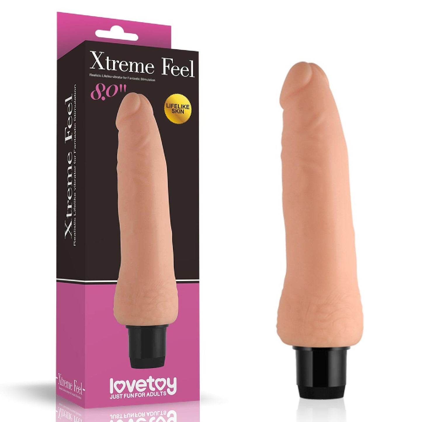 1-Wibrator realistyczny penis z wibracjami 20 cm-1