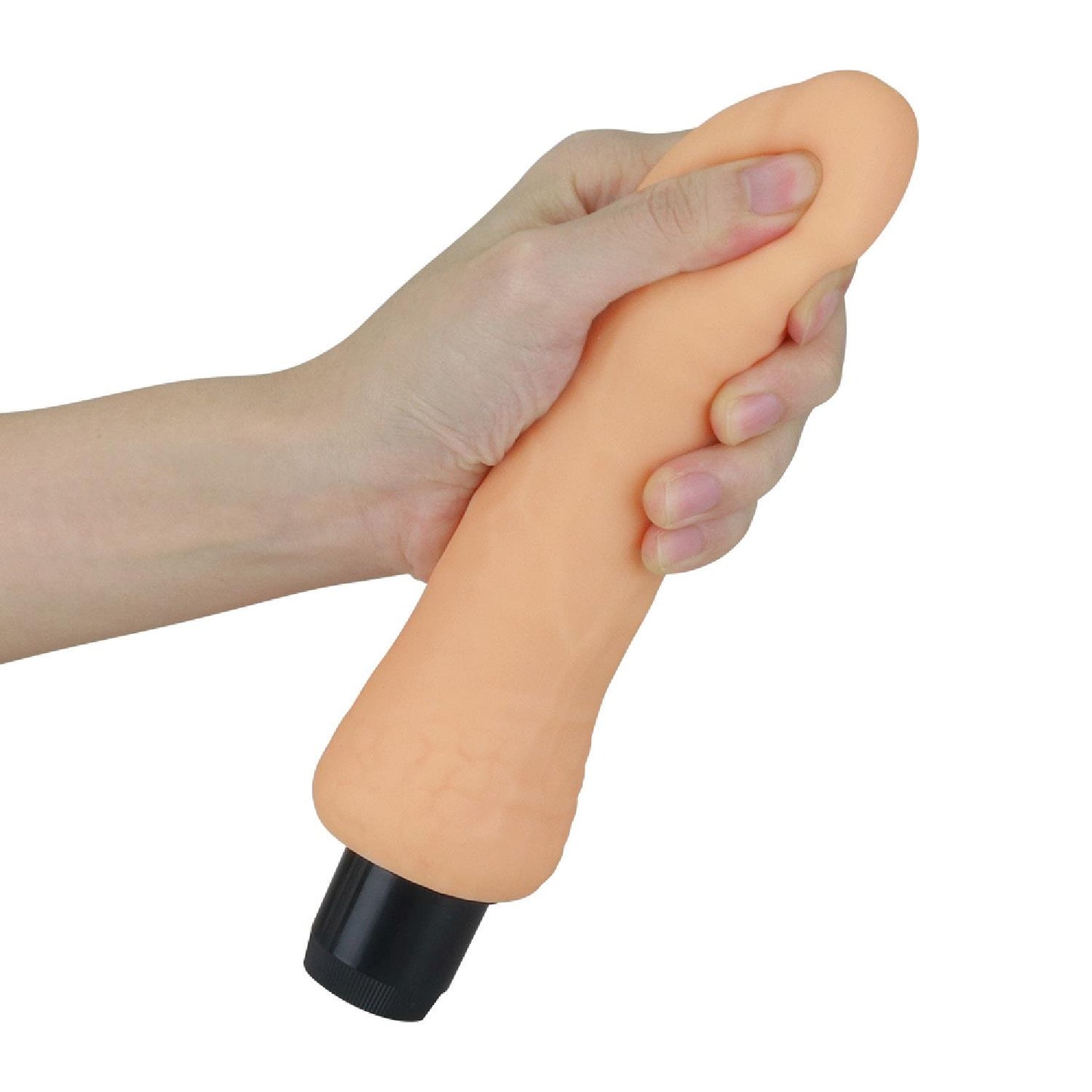 2-Wibrator realistyczny penis z wibracjami 20 cm-2
