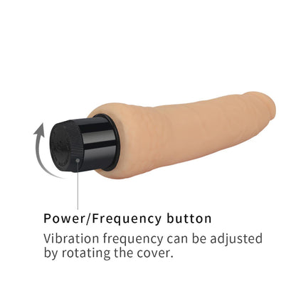 5-Wibrator realistyczny penis z wibracjami 20 cm-5