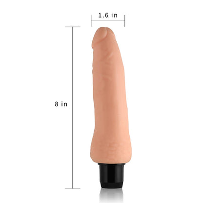 6-Wibrator realistyczny penis z wibracjami 20 cm-6