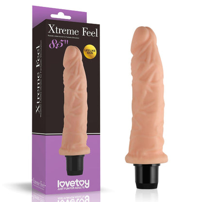1-Wibrator naturalny żylasty penis z wibracją 20 cm-1