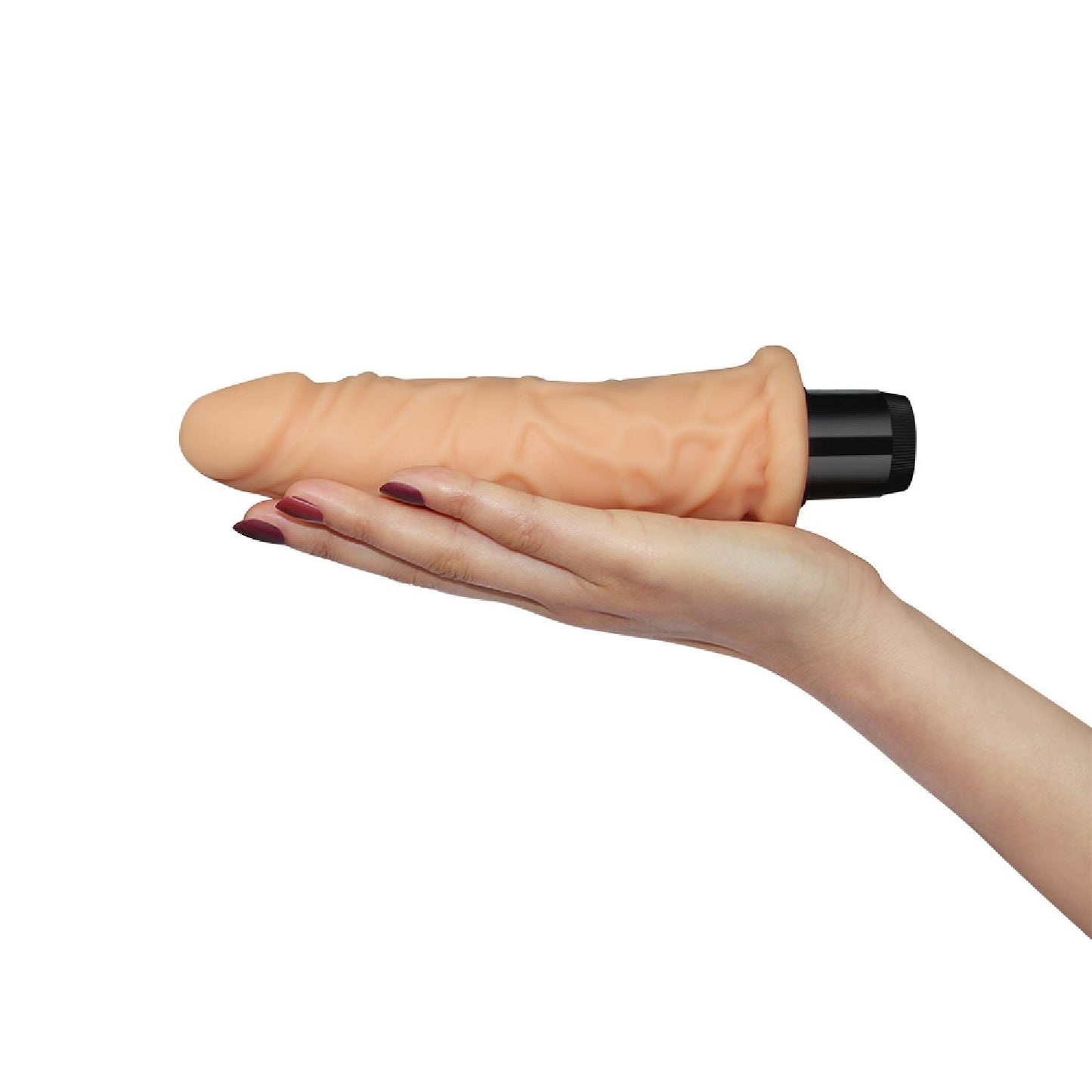 6-Wibrator naturalny żylasty penis z wibracją 20 cm-6