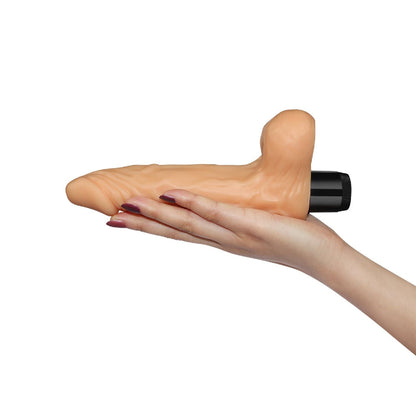 4-Wibrator z jądrami silikonowy realistyczny 20 cm-4