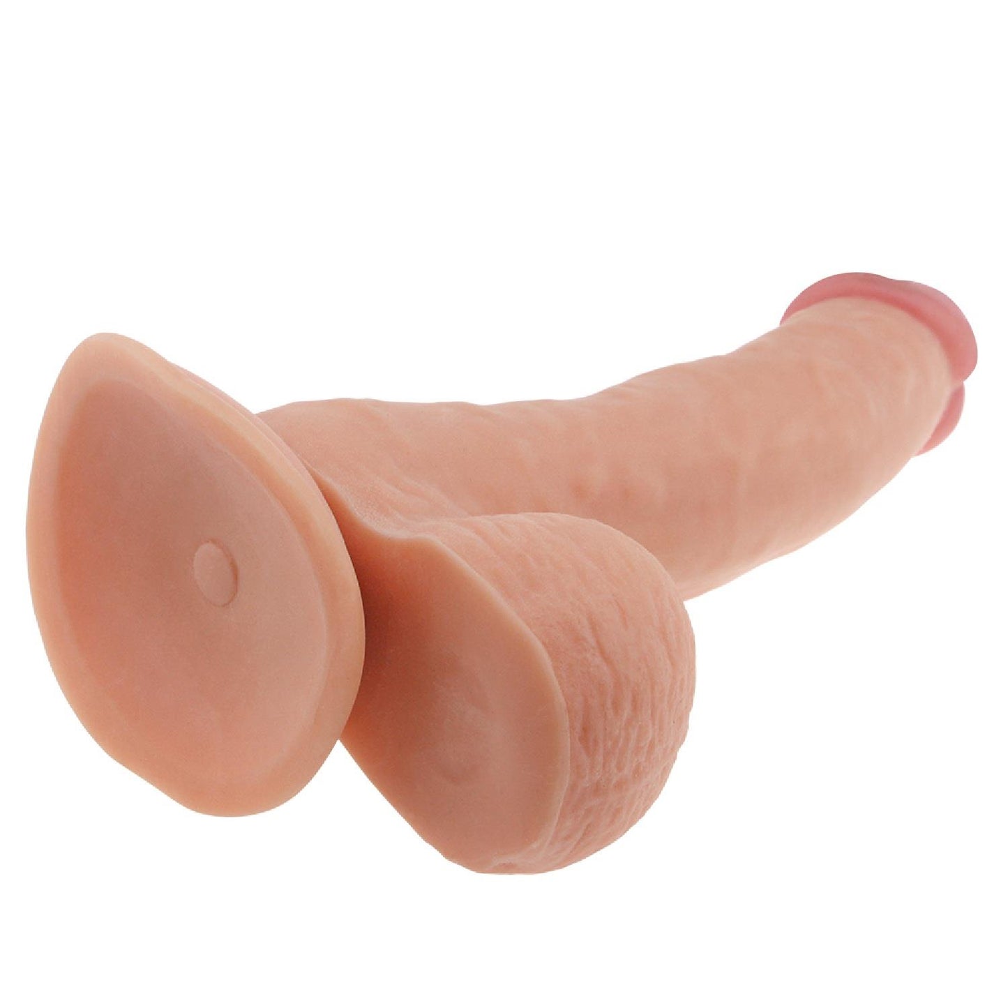 4-Dildo cieliste realistyczny wygląd penisa 20 cm-4