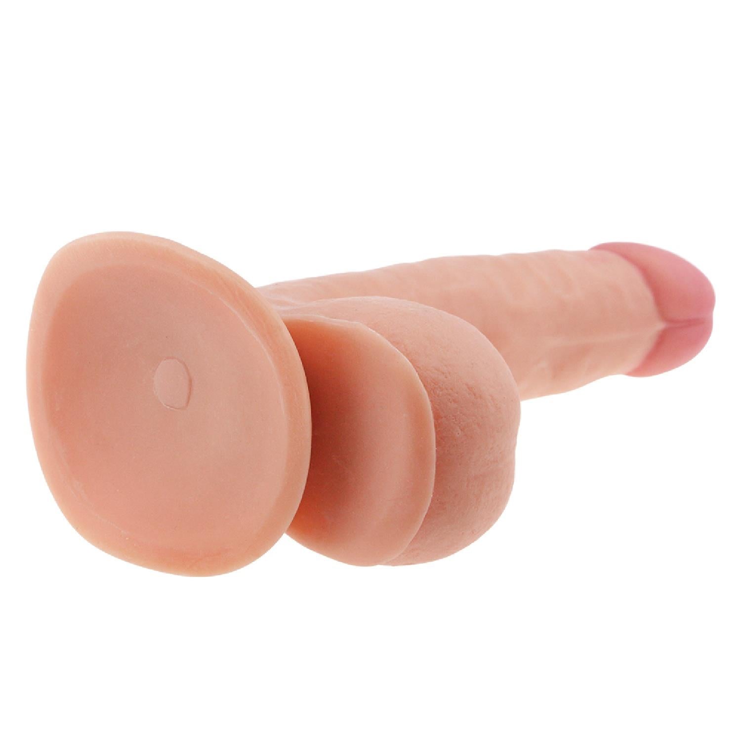 3-Dildo realistyczne z przyssawką żylaste 18 cm-3
