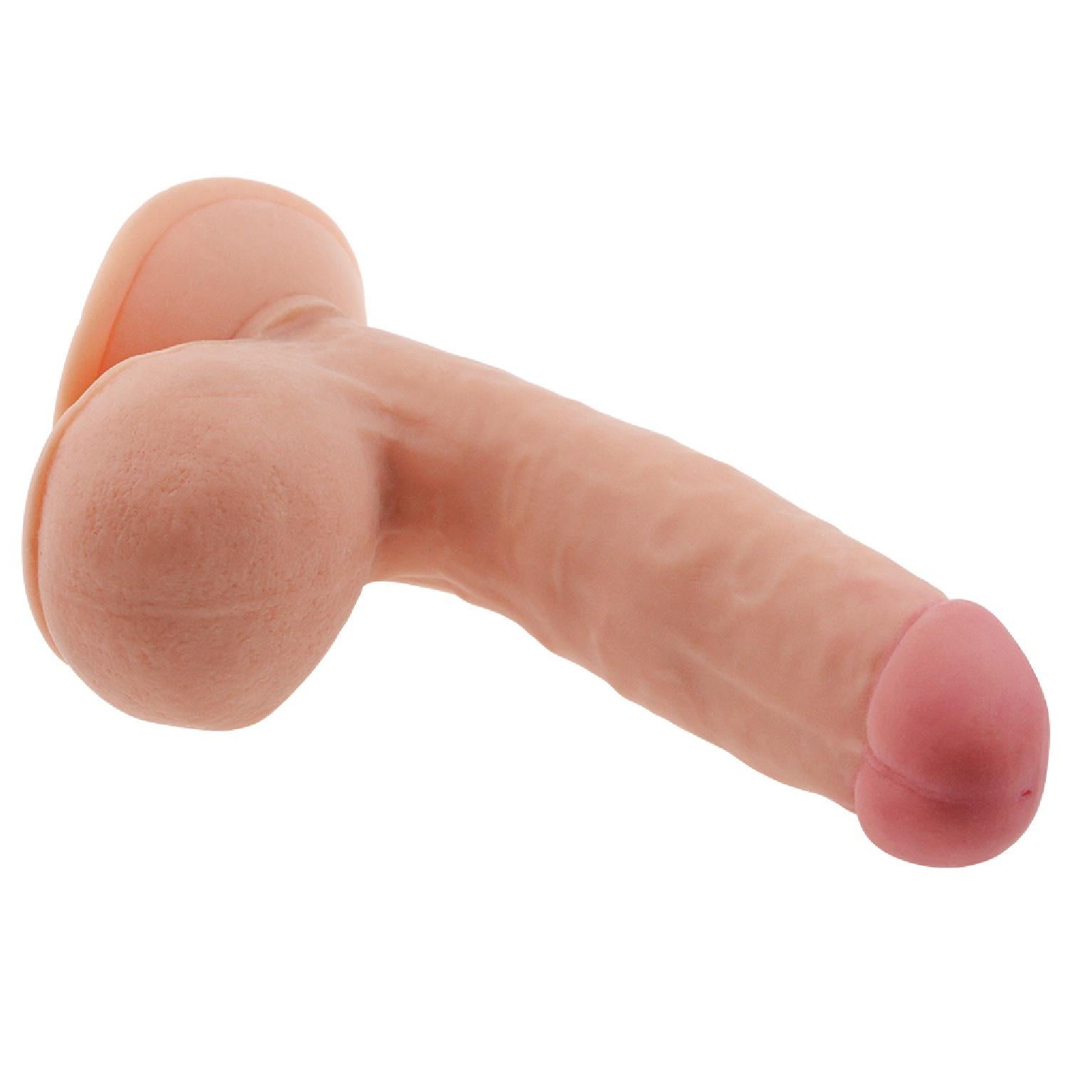 4-Dildo realistyczne z przyssawką żylaste 18 cm-4