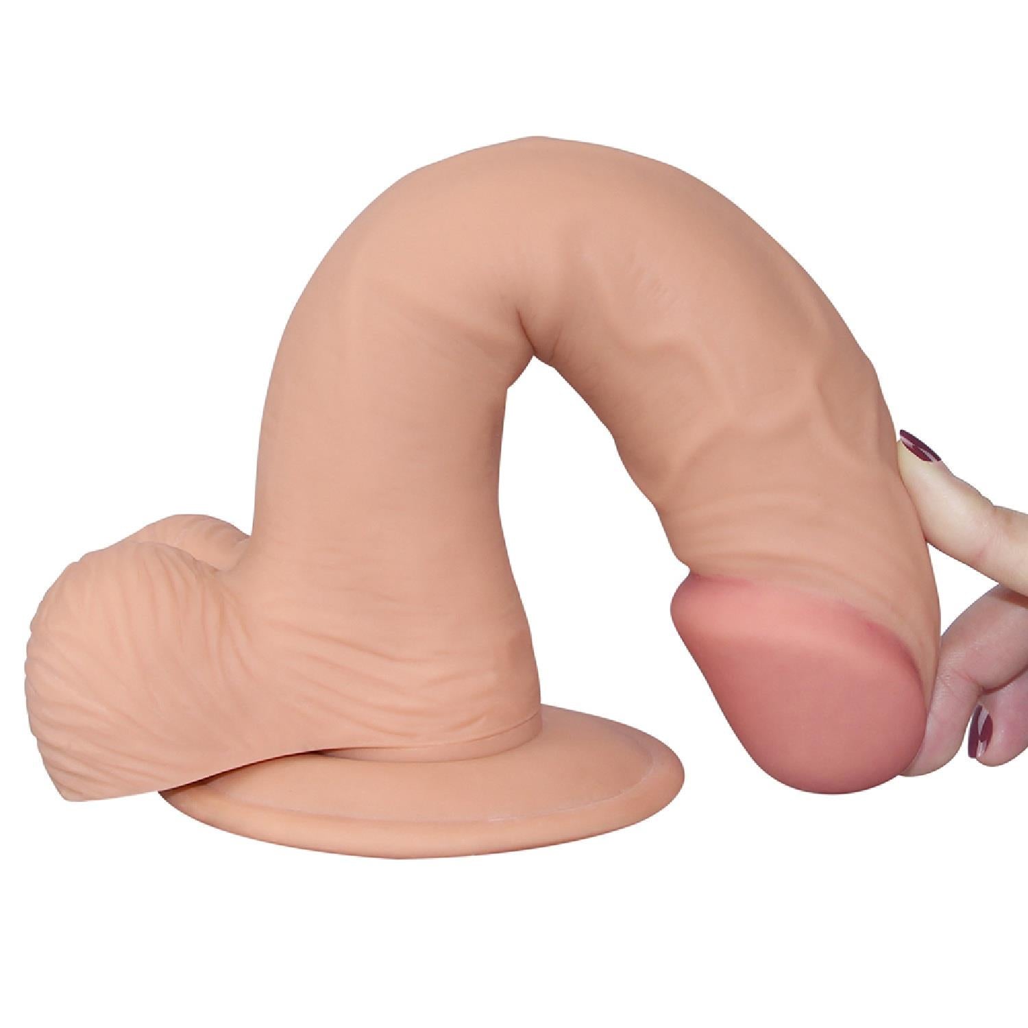 6-Potężny penis dildo realistyczny przyssawka 22 cm-6