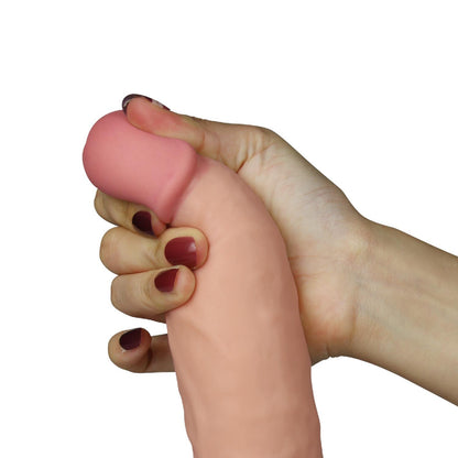 6-Realistyczne dildo z jądrami i wibracjami 21,5 cm-6