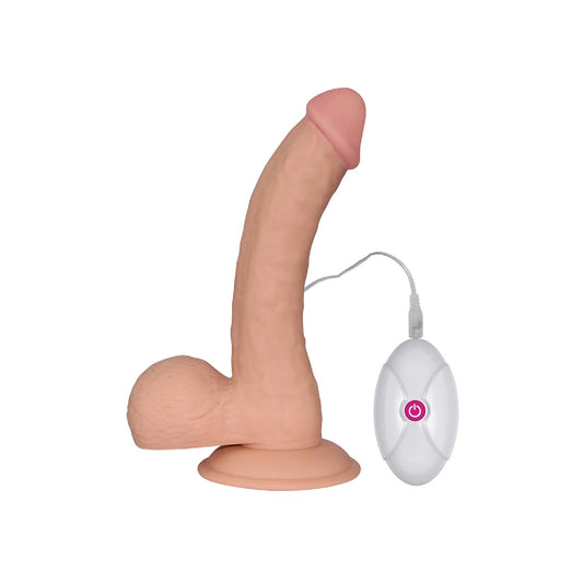 2-erotyczne dildo gumowe z przyssawka i wibracjami-2