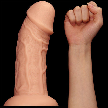 4-Ogromne dildo realistyczny wygląd przyssawka 24 cm-4