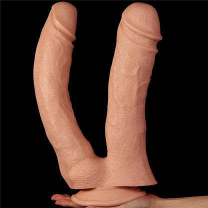 3-Podwójne potężne dildo do sexu wyżyłowane 33 cm-3