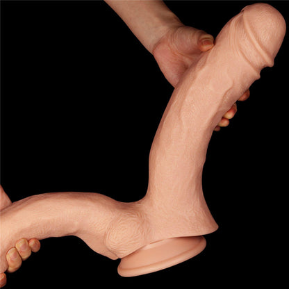 9-Podwójne potężne dildo do sexu wyżyłowane 33 cm-9