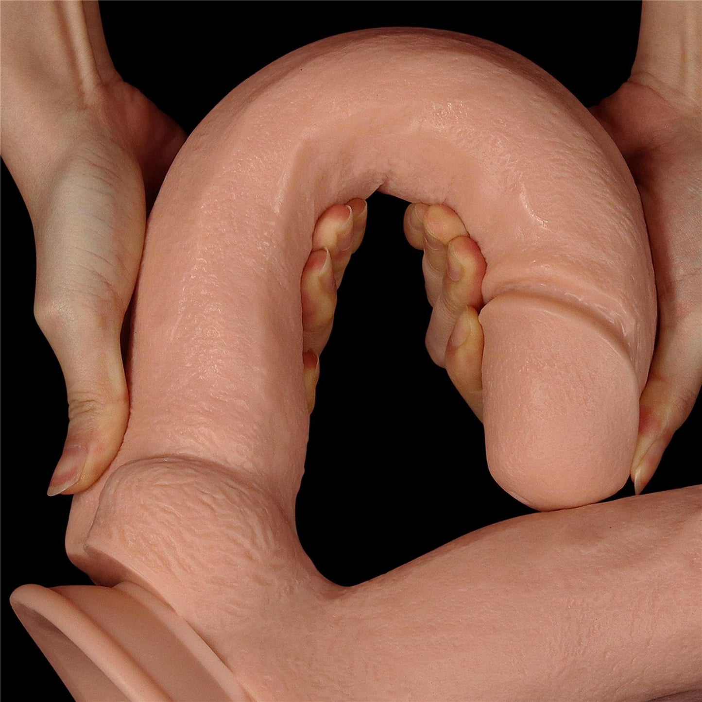 10-Podwójne potężne dildo do sexu wyżyłowane 33 cm-10