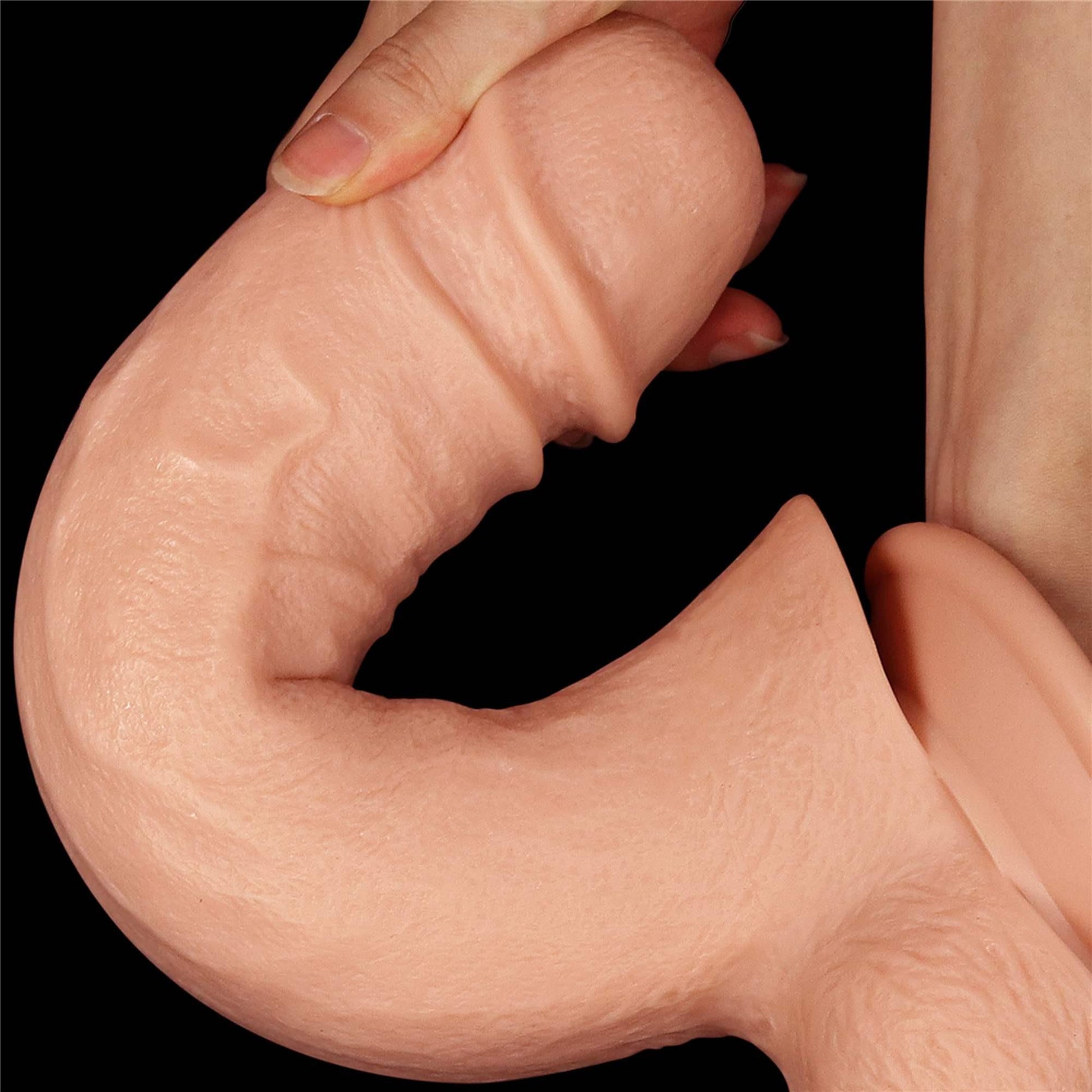 11-Podwójne potężne dildo do sexu wyżyłowane 33 cm-11