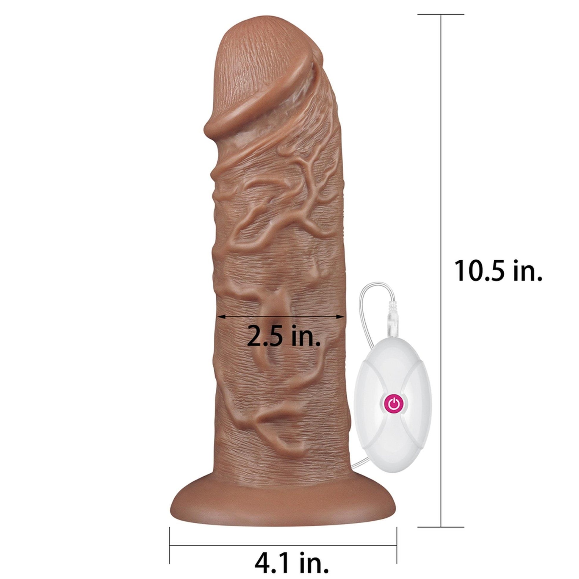 2-Murzyńskie ogromne dildo żyły i przyssawka 26,5 cm-2