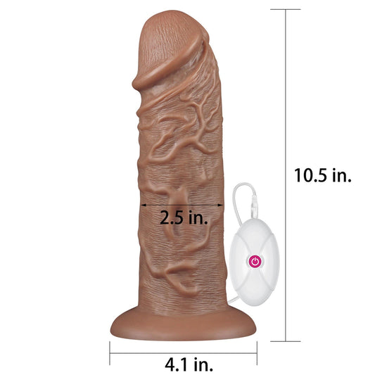 2-Murzyńskie ogromne dildo żyły i przyssawka 26,5 cm-2