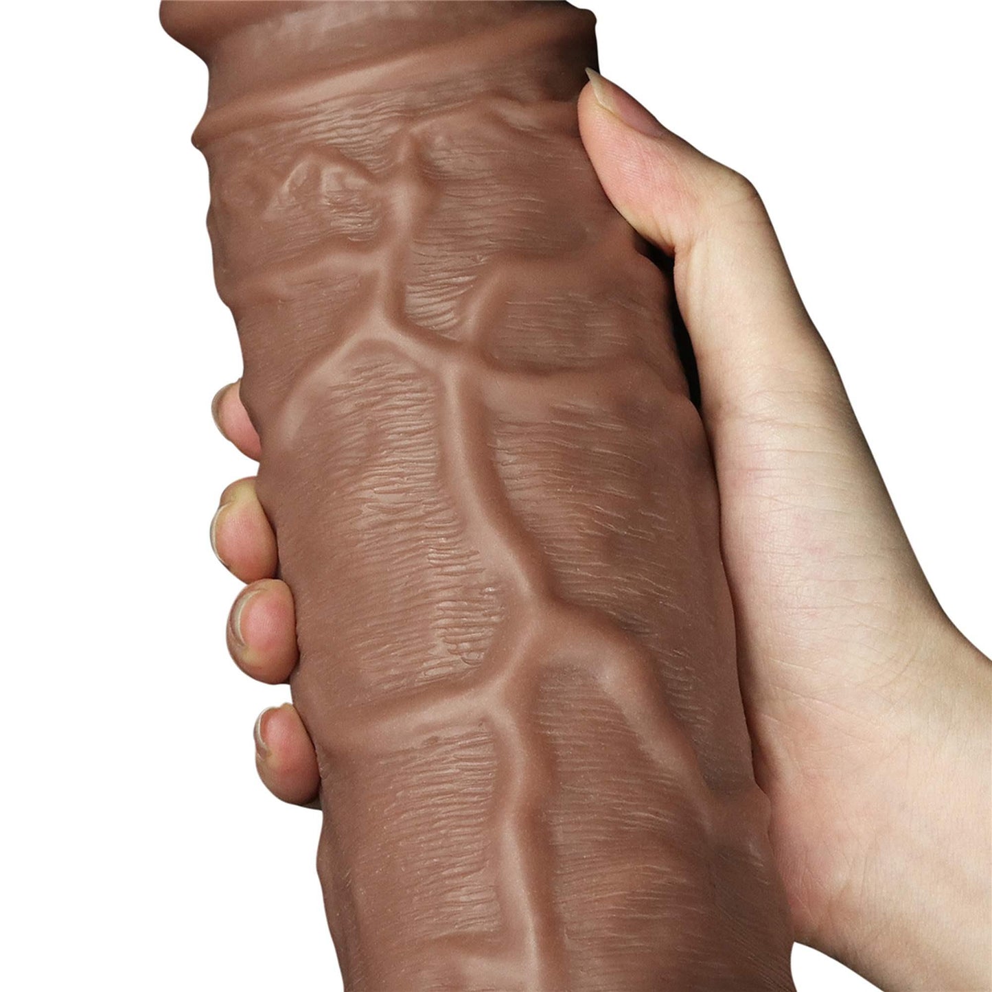 9-Murzyńskie ogromne dildo żyły i przyssawka 26,5 cm-9