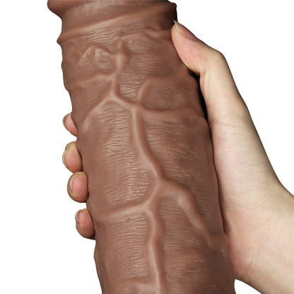 9-Murzyńskie ogromne dildo żyły i przyssawka 26,5 cm-9