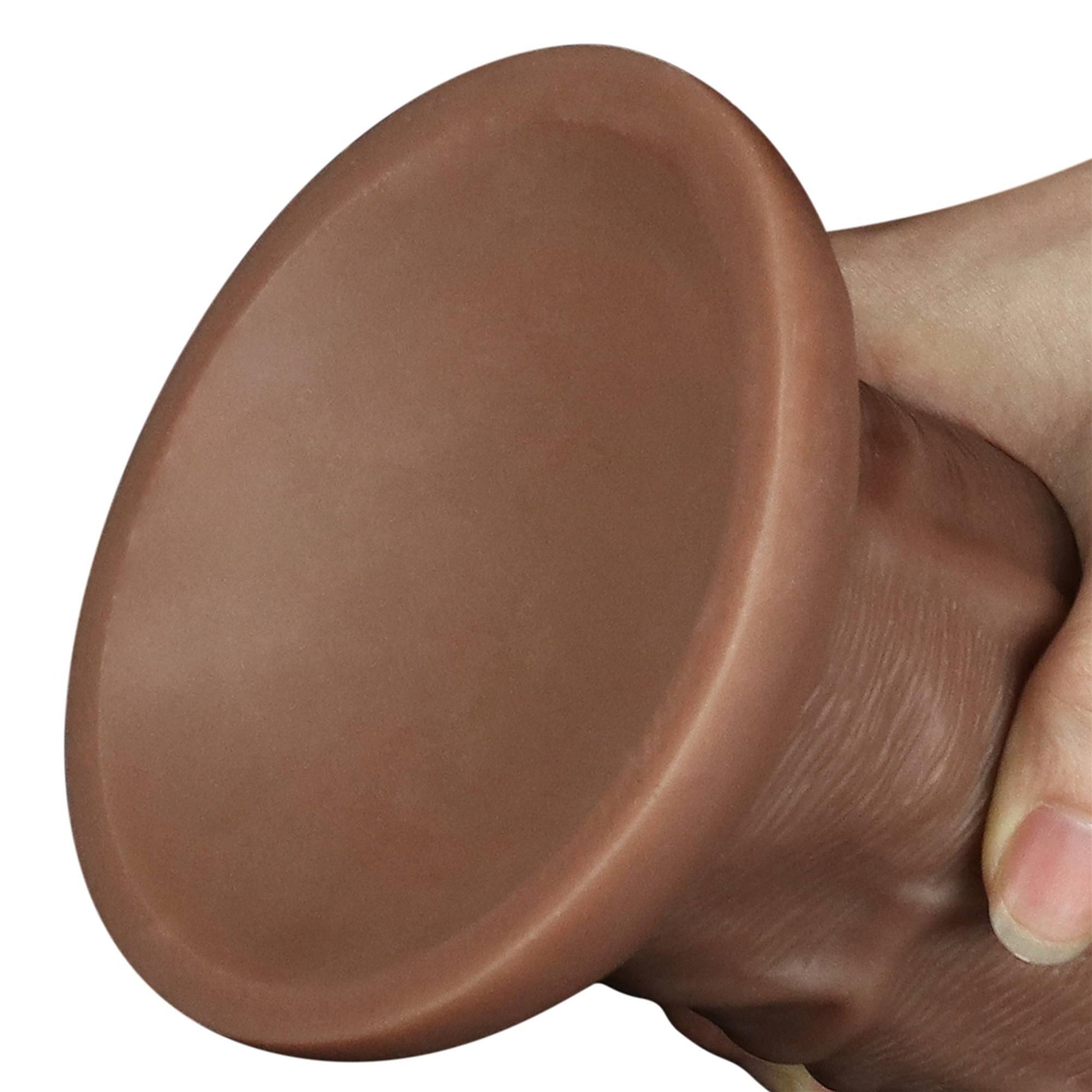 10-Murzyńskie ogromne dildo żyły i przyssawka 26,5 cm-10