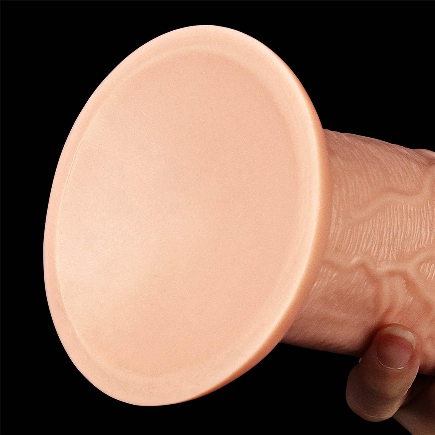 6-Grube ogromne dildo z przyssawką wibracje 28 cm-6