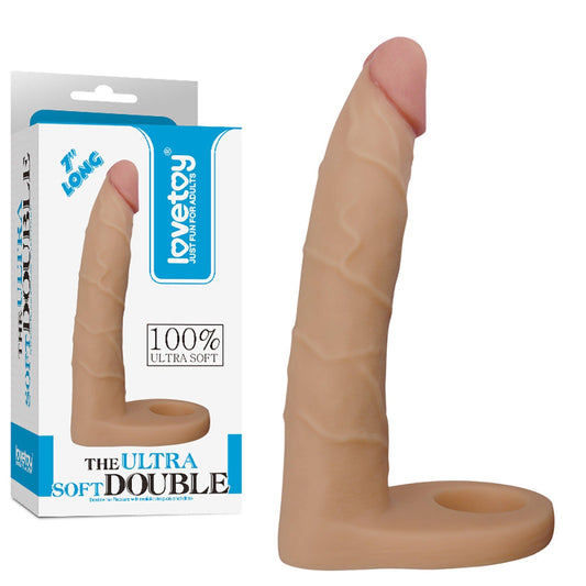 1-Gumowy strap-on sztuczny penis sex analny 17,5 cm-1