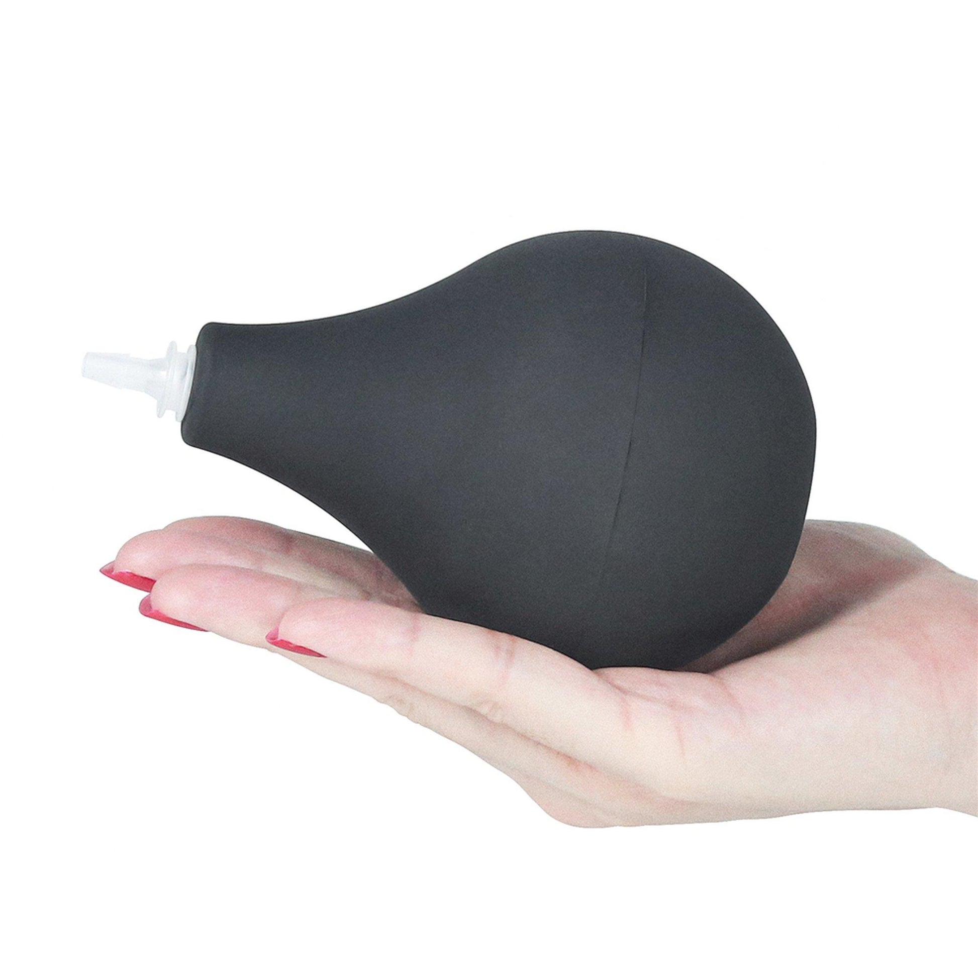 10-Żylasty czarny penis z przyssawka wytryskiem 20 cm-10