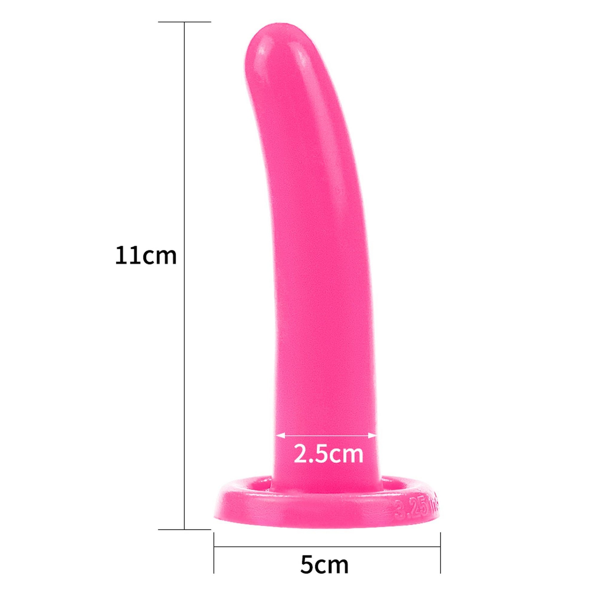 2-Dildo do strap-ona zabawy analne silikonowy 11 cm-2